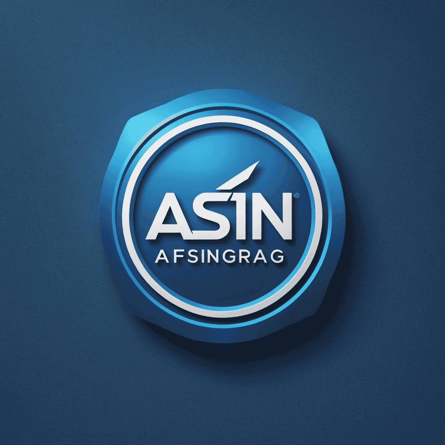 afsinrag_ltd Logo - Ein modernes, stilisiertes Design mit dem Firmennamen in weißer Schrift auf elektrisch blauem Hintergrund, das Professionalität und Innovation im Bereich der Geschäftskarten symbolisiert